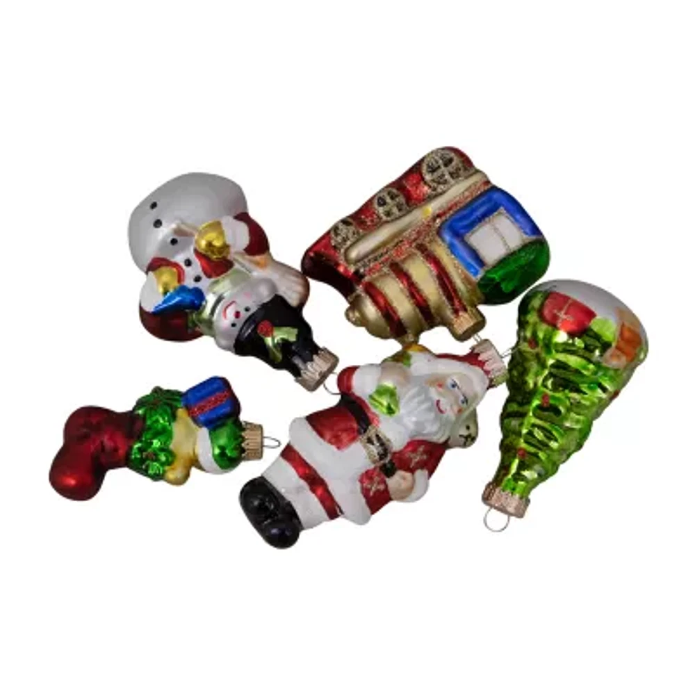 Northlight Festive Figurine 5-pc. Christmas Ornament