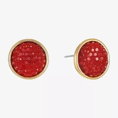 Mixit Gold Tone 12mm Stud Earrings