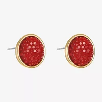 Mixit Gold Tone 12mm Stud Earrings