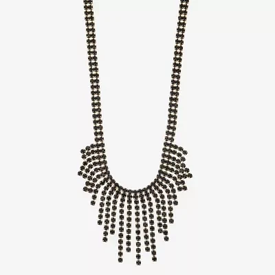 Mixit Gold Tone 17 Inch Statement Necklace