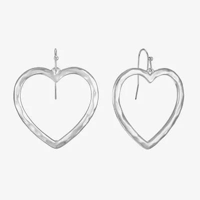 Liz Claiborne Heart Drop Earrings