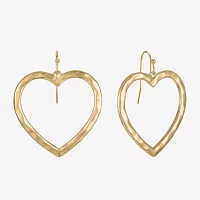 Liz Claiborne Heart Drop Earrings