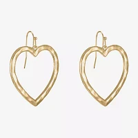 Liz Claiborne Heart Drop Earrings