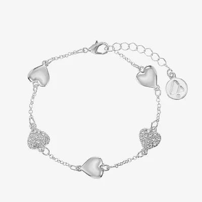 Liz Claiborne Glass Heart Strand Bracelets