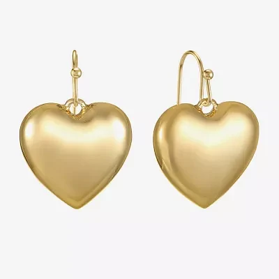 Liz Claiborne Heart Drop Earrings