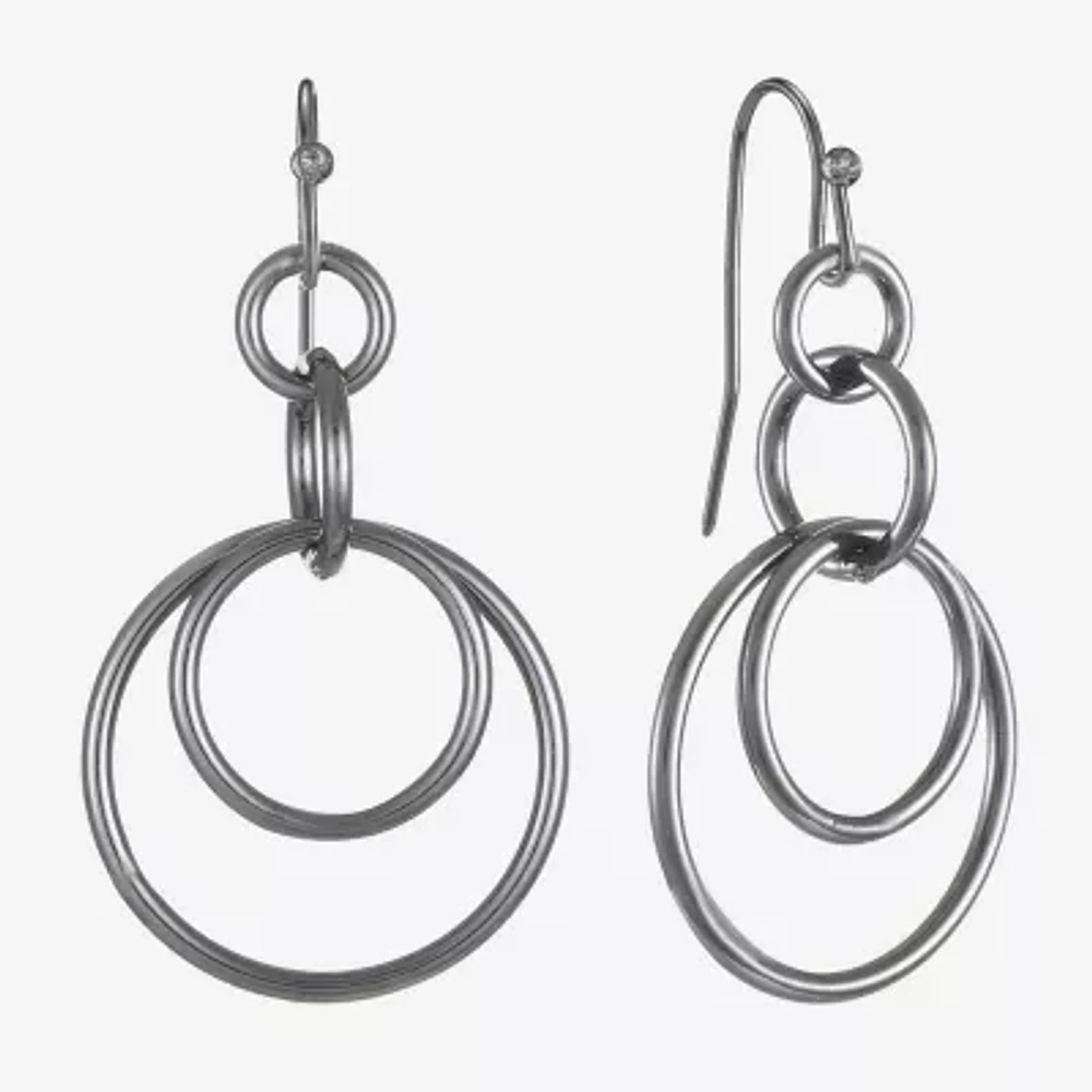 Liz Claiborne Orbital Drop Earrings