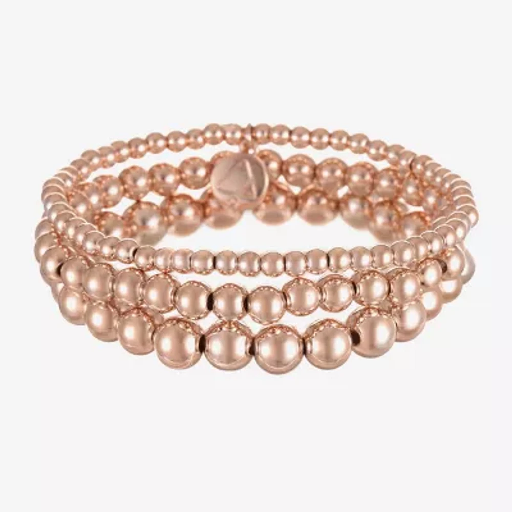 Liz Claiborne 3 Row Stretch Bracelet