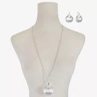 Liz Claiborne Pendant Necklace And Drop Earring 2-pc. Jewelry Set