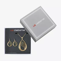 Liz Claiborne Pendant Necklace And Drop Earring 2-pc. Jewelry Set