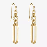 Liz Claiborne Paperclip Drop Earrings