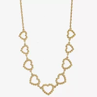 Monet Jewelry 17 Inch Rope Heart Collar Necklace