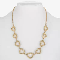 Monet Jewelry 17 Inch Rope Heart Collar Necklace