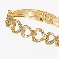 Monet Jewelry Heart Bangle Bracelet