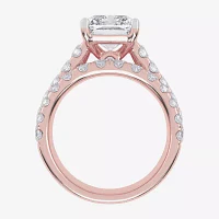 G-H / Vs2-Si1) Womens 7 Ct.T.W. Lab Grown White Diamond 14K Gold Side Stone Bridal Set