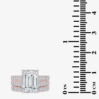 G-H / Vs2-Si1) Womens 7 Ct.T.W. Lab Grown White Diamond 14K Gold Side Stone Bridal Set