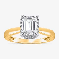 2 1/7 Ct.T.W. (I / I1) Womens Ct. T.W. Lab Grown White Diamond 14K Gold Halo Engagement Ring