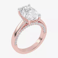 G-H / Vs2-Si1) Womens / CT. T.W. Lab Grown White Diamond 14K Rose Gold Solitaire Engagement Ring