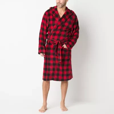 St. John's Bay Mens Long Sleeve Long Length Robe