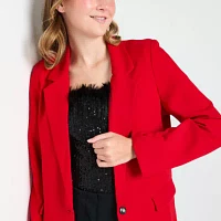 by&by Womens Regular Fit Blazer-Juniors