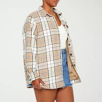 Forever 21 Plaid Lightweight Womens Juniors Plus Shirt Jacket