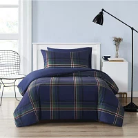 Truly Soft Bronson Plaid Midweight Comforter Set