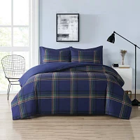 Truly Soft Bronson Plaid Midweight Comforter Set