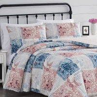 Cannon Textured Lotte Midweight Comforter Set