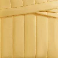 Brooklyn Loom Cotton Percale Midweight Comforter Set