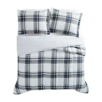 London Fog Nottingham Plaid Midweight Comforter Set