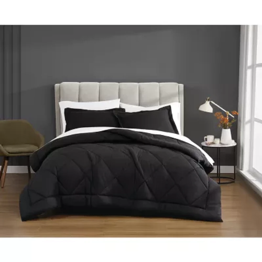 Cannon Solid Percale Midweight Comforter Set