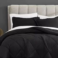 Cannon Solid Percale Midweight Comforter Set