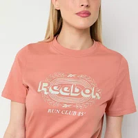 Reebok Womens Crew Neck Short Sleeve T-Shirt