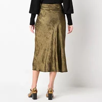 Worthington Womens Twist Front Skirt