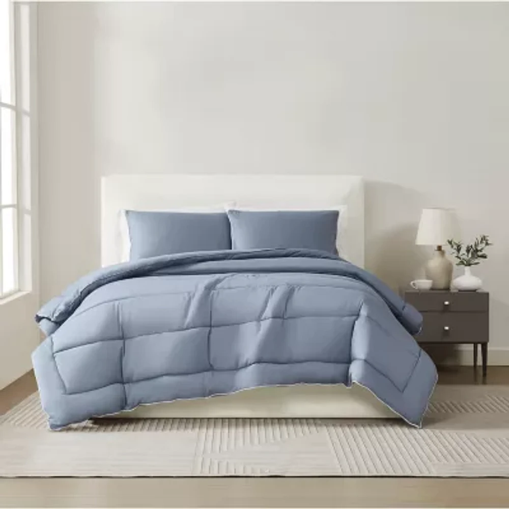 Christian Siriano New York Cotton Sateen Midweight Comforter Set