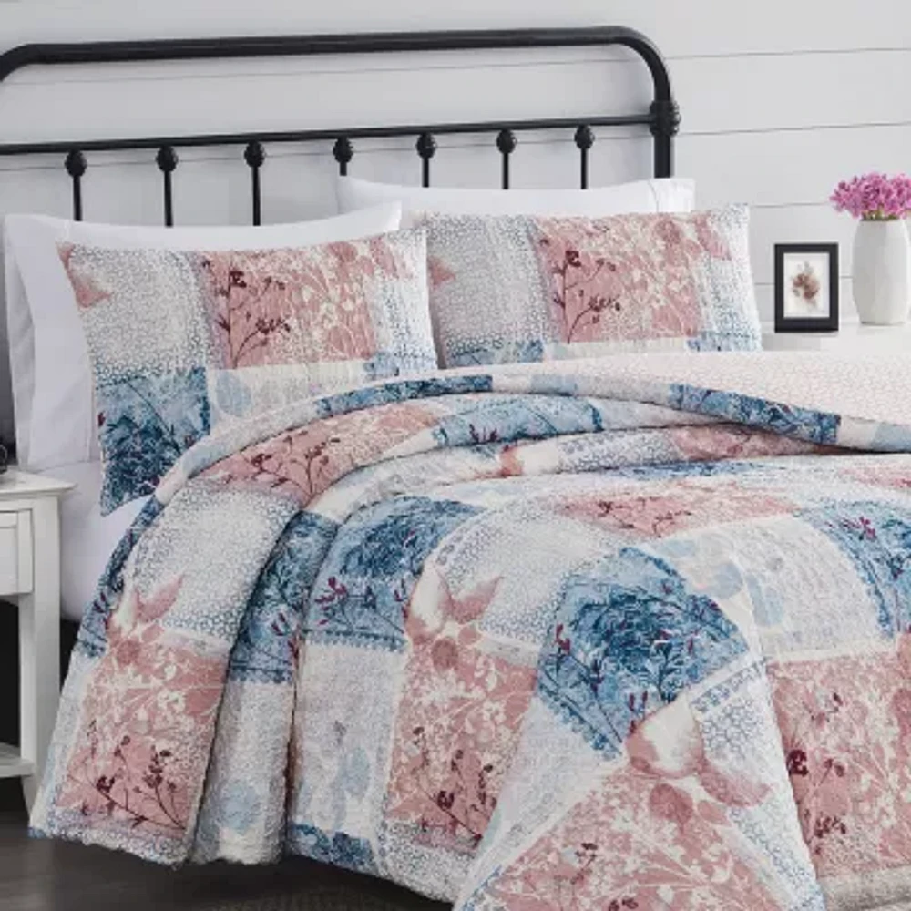 Cannon Textured Lotte 3-pc. Duvet Cover Set