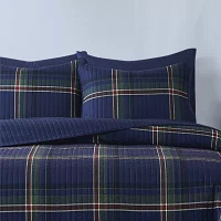 Truly Soft Bronson Plaid Quilt Set