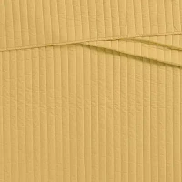 Brooklyn Loom Solid Cotton Percale Quilt Set