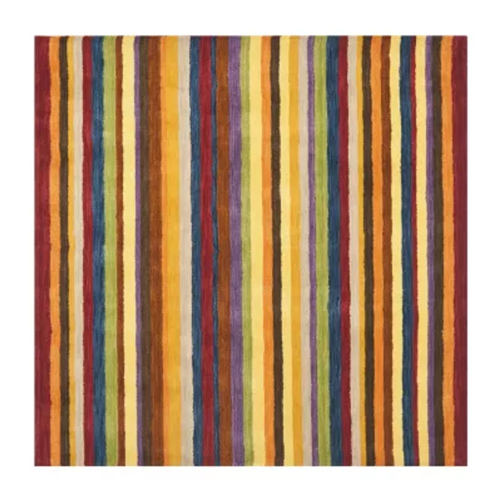 Safavieh Himalaya Collection Adolf Striped Square Area Rug