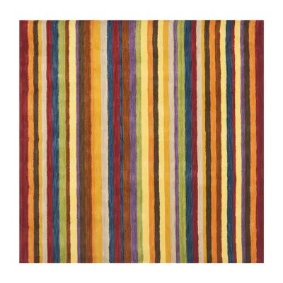 Safavieh Himalaya Collection Adolf Striped Square Area Rug