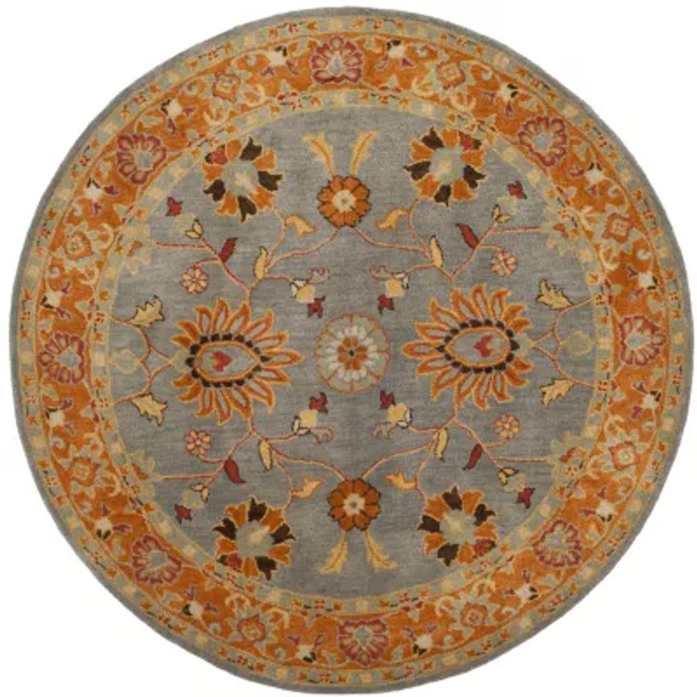 Safavieh Heritage Collection Vithya Oriental Round Area Rug