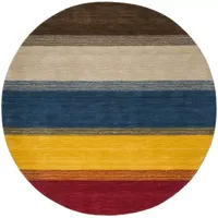 Safavieh Himalaya Collection Ilarion Striped Round Area Rug