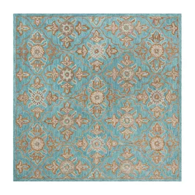 Safavieh Heritage Collection Merrill Damask Square Area Rug