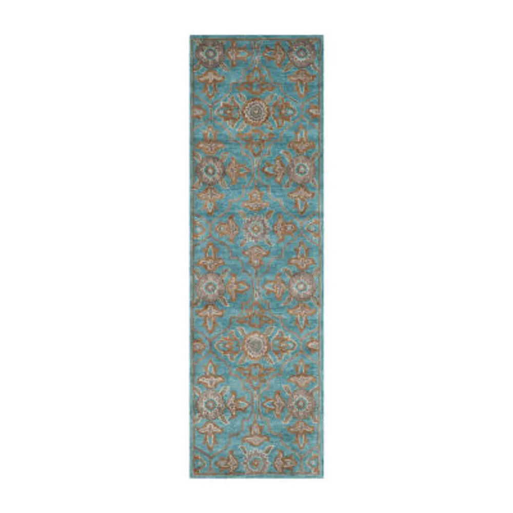 Safavieh Heritage Collection Merrill Damask Runner Rug