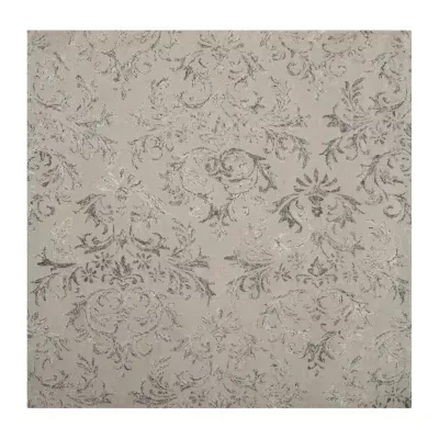 Safavieh Glamour Collection Aaron Damask Square Area Rug