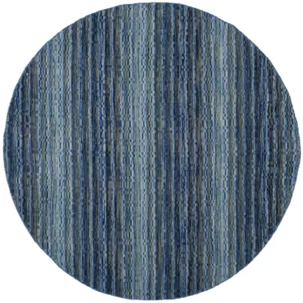 Safavieh Himalaya Collection Altan Striped Round Area Rug