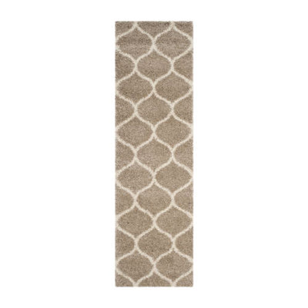 Safavieh Hudson Shag Collection Maria Geometric Runner Rug