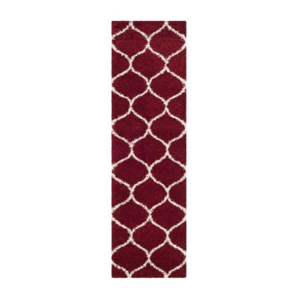 Safavieh Hudson Shag Collection Maria Geometric Runner Rug