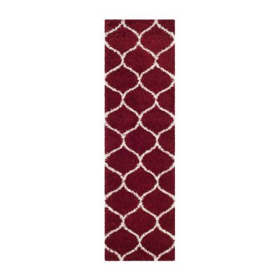 Safavieh Hudson Shag Collection Maria Geometric Runner Rug