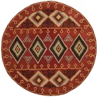 Safavieh Heritage Collection Ruth Geometric Round Area Rug