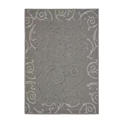 Safavieh Courtyard Collection Hoyt Floral Indoor/Outdoor Area Rug